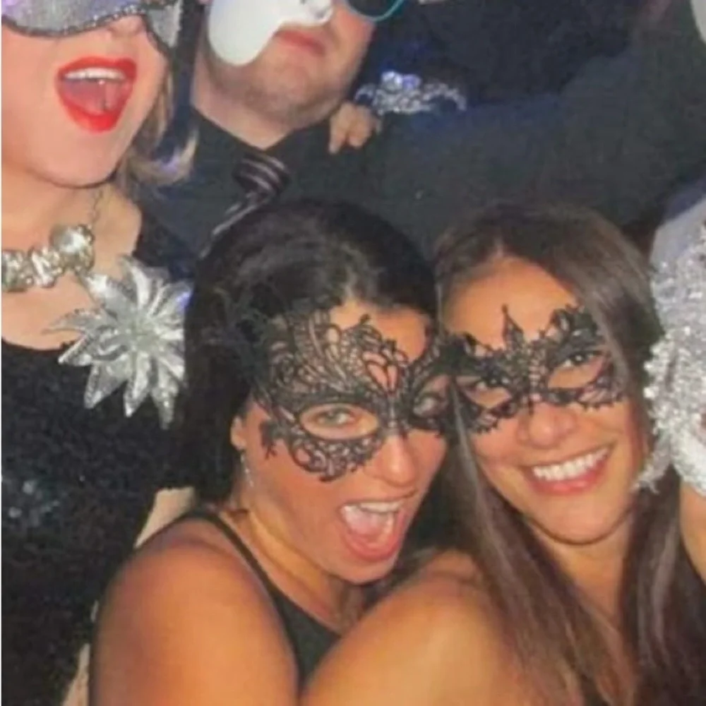 Black Lace Face Mask